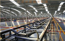 太湖湖底隧道1000米皮带机运送线